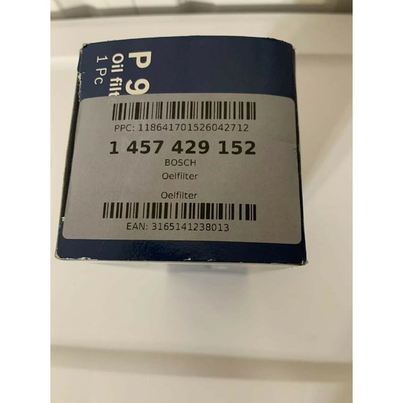 New Genuine BOSCH CAR OIL FILTER P9152 -‎ 1457429152 - Picture 3 of 6